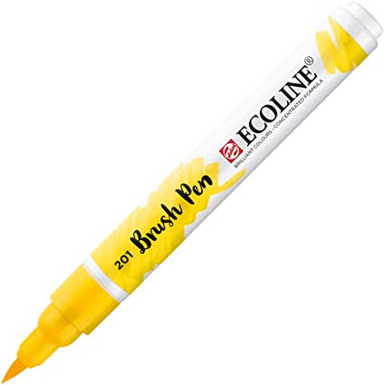 TALENS Ecoline Brush Pen 201 Light Yellow