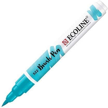 TALENS Ecoline Brush Pen 522 Turquoise Blue