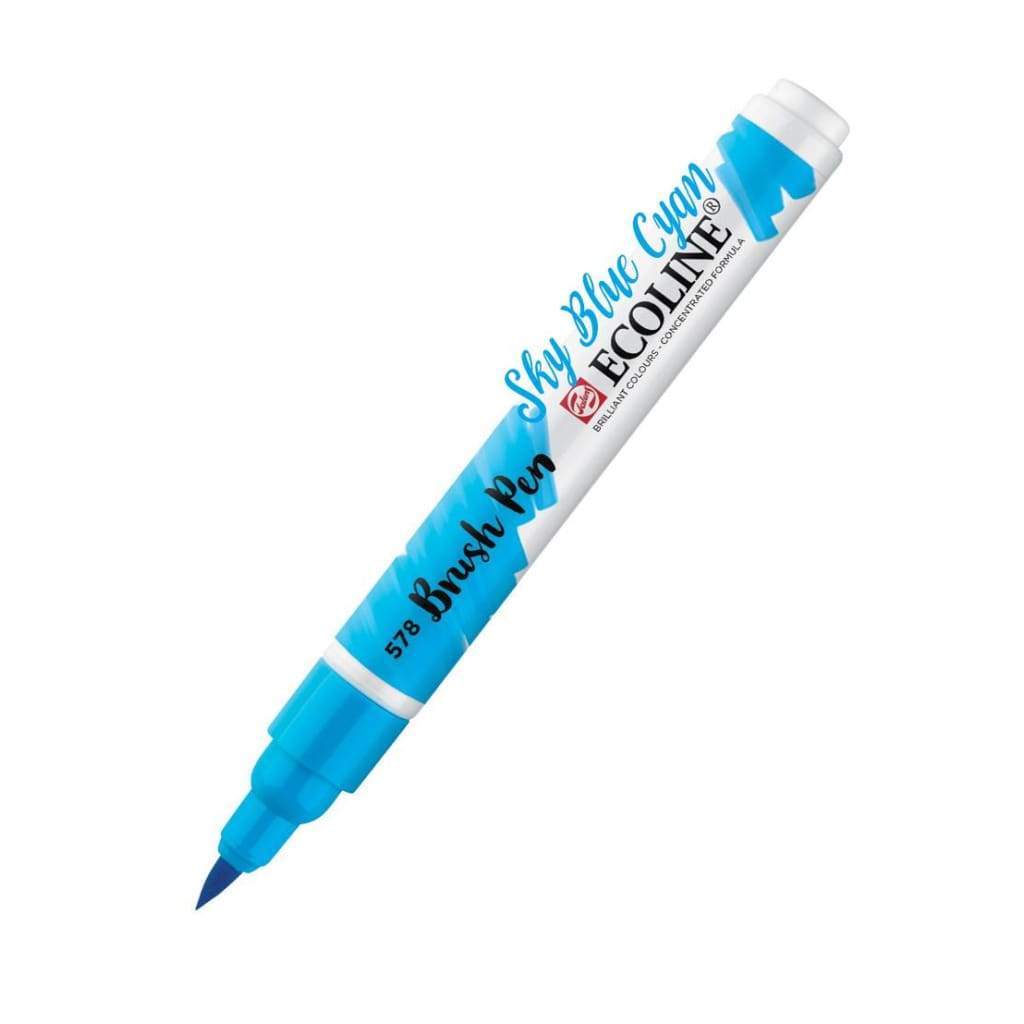 TALENS Ecoline Brush Pen 578 Sky Blue (Cyan)