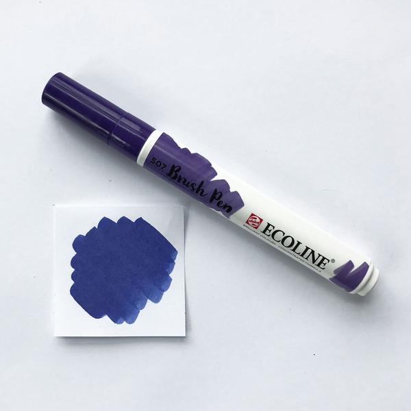 TALENS Ecoline Brush Pen 507 Ultramarine Violet