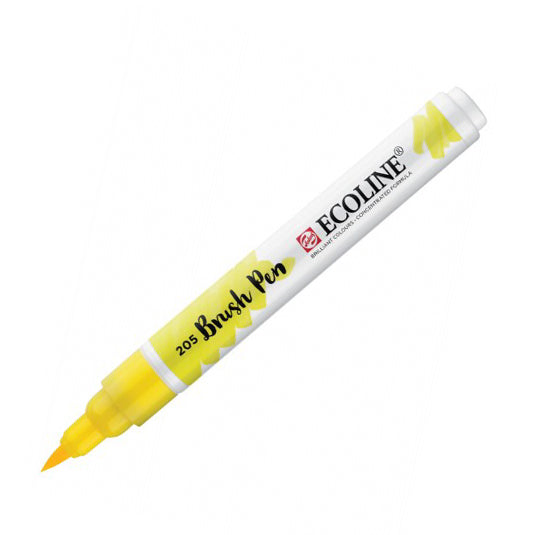 TALENS Ecoline Brush Pen 205 Lemon Yellow