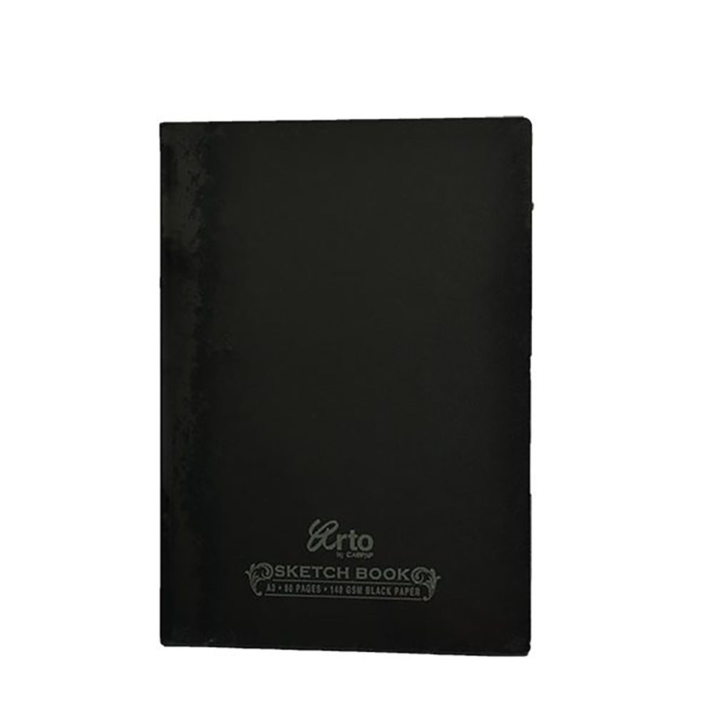 ARTO Hardcover Sketchbook A3 140g 80s Black Paper