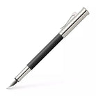 GRAF VON FABER CASTELL Guilloche Black Fountain Pen-Broad