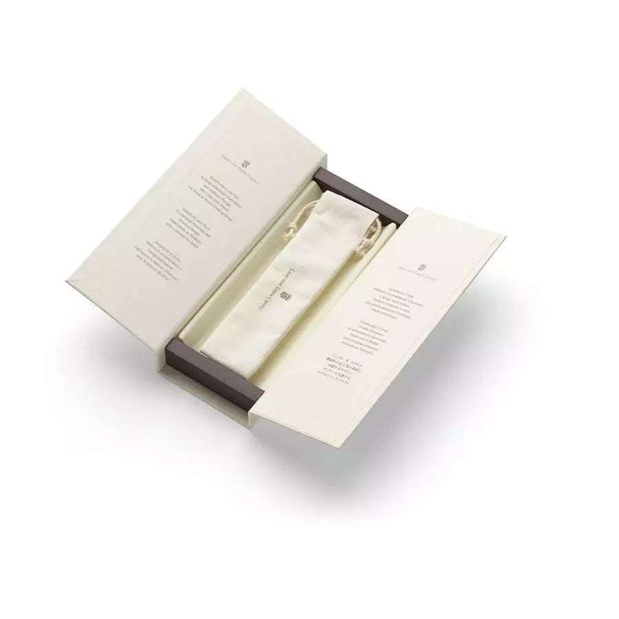 GRAF VON FABER CASTELL Guilloche Black Fountain Pen-Broad