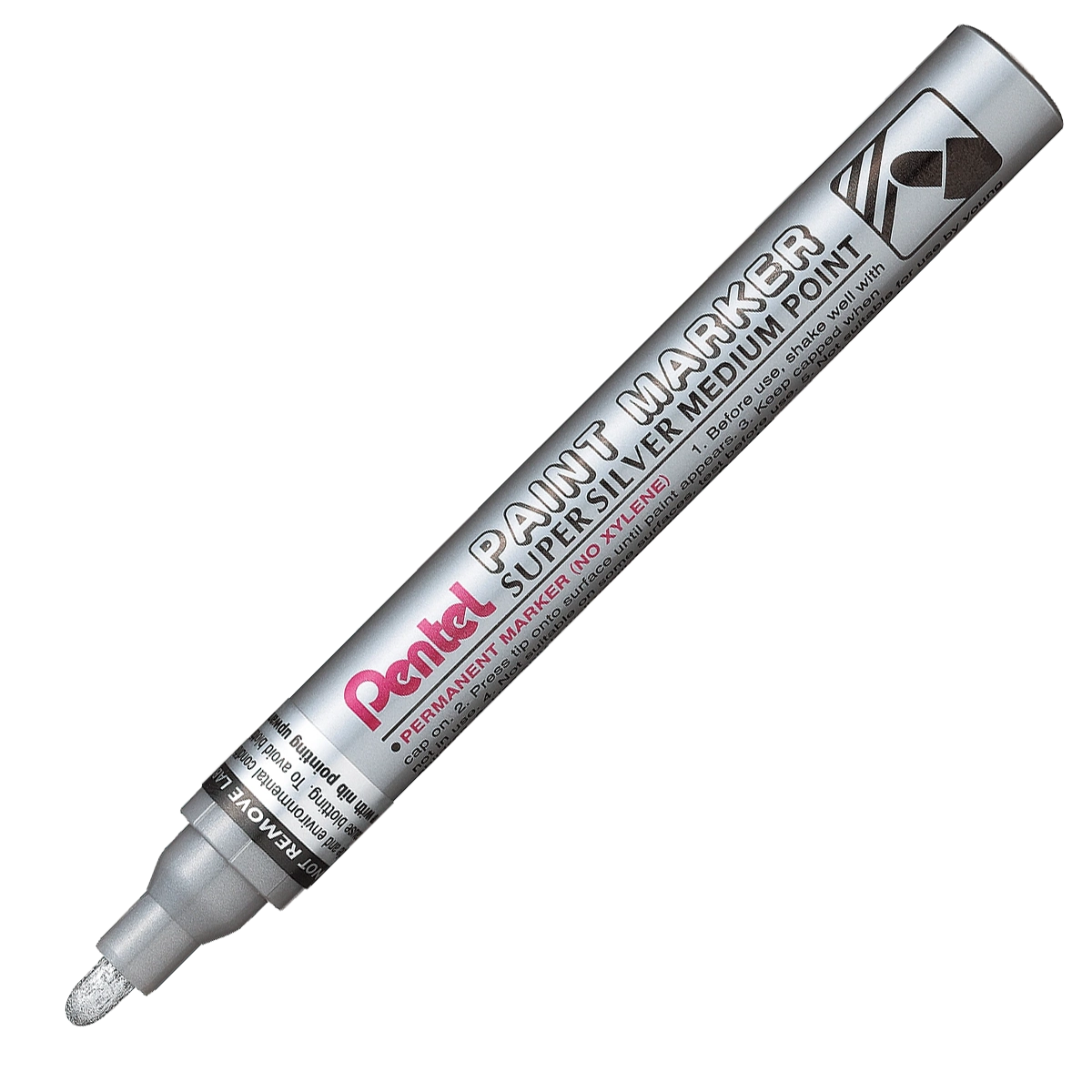 PENTEL Paint Marker-M-Silver