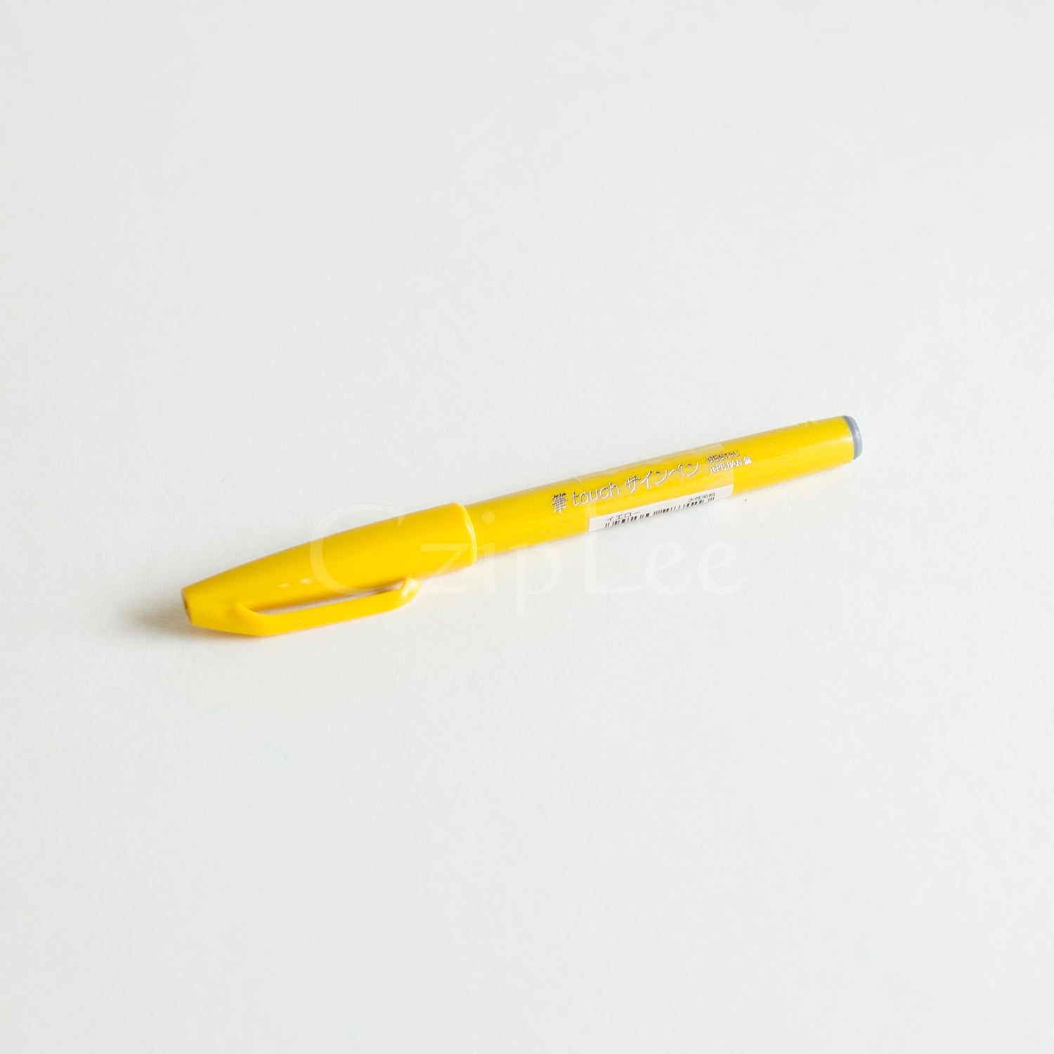 PENTEL Touch Brush Sign Pen-Yellow