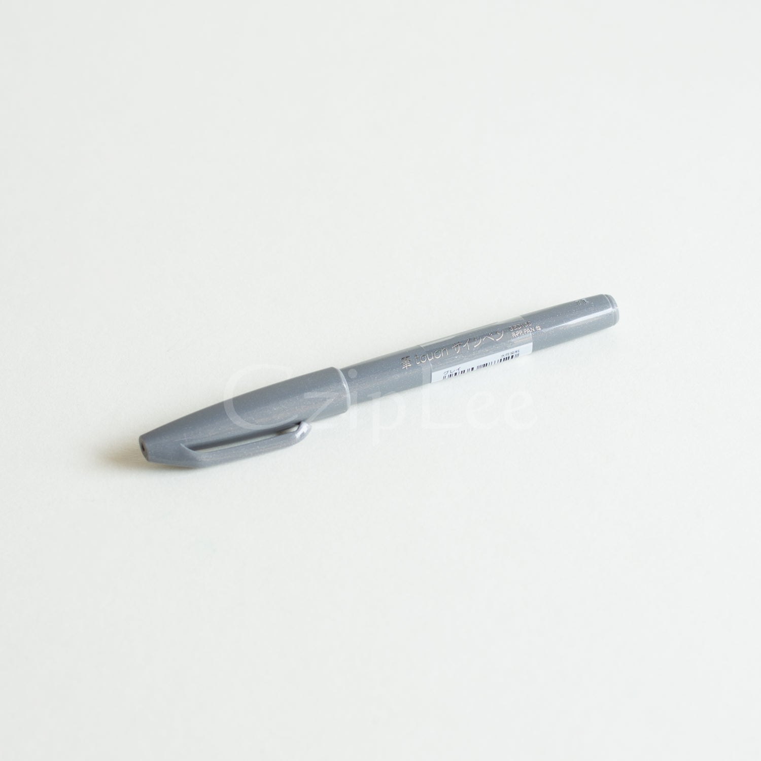 PENTEL Touch Brush Sign Pen-Grey