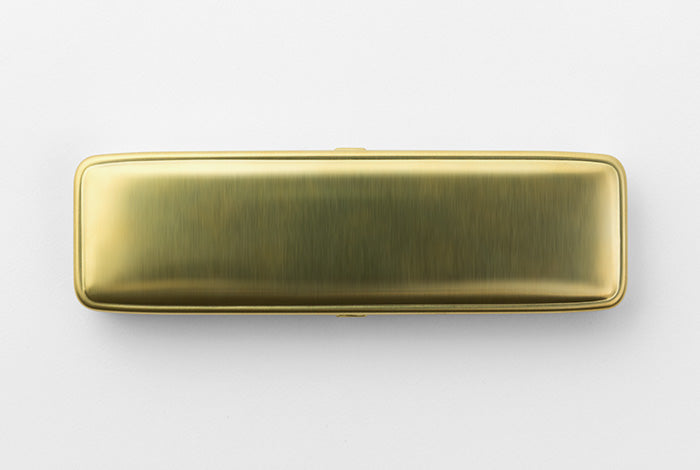 TRAVELERS Brass Pen Case Solid Brass