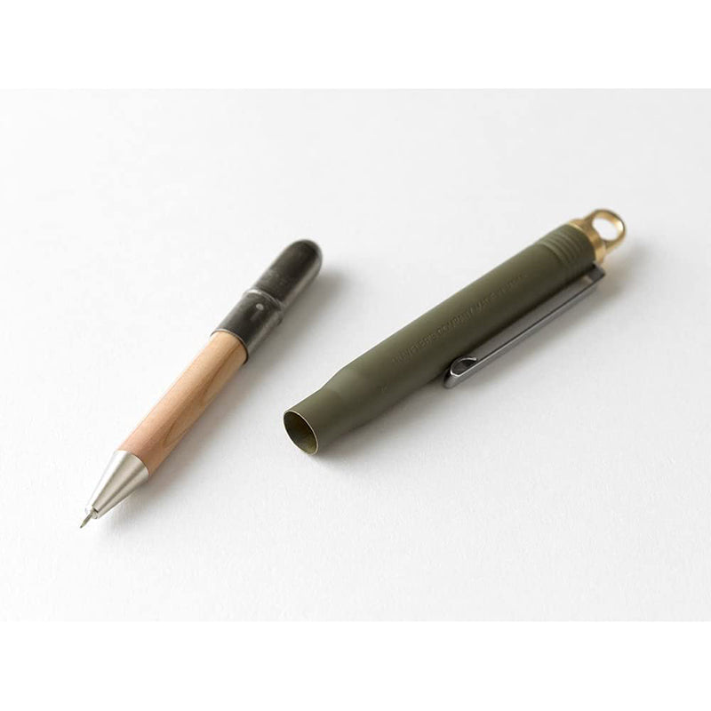 TRAVELERS Brass Ball Pen Olive Edition