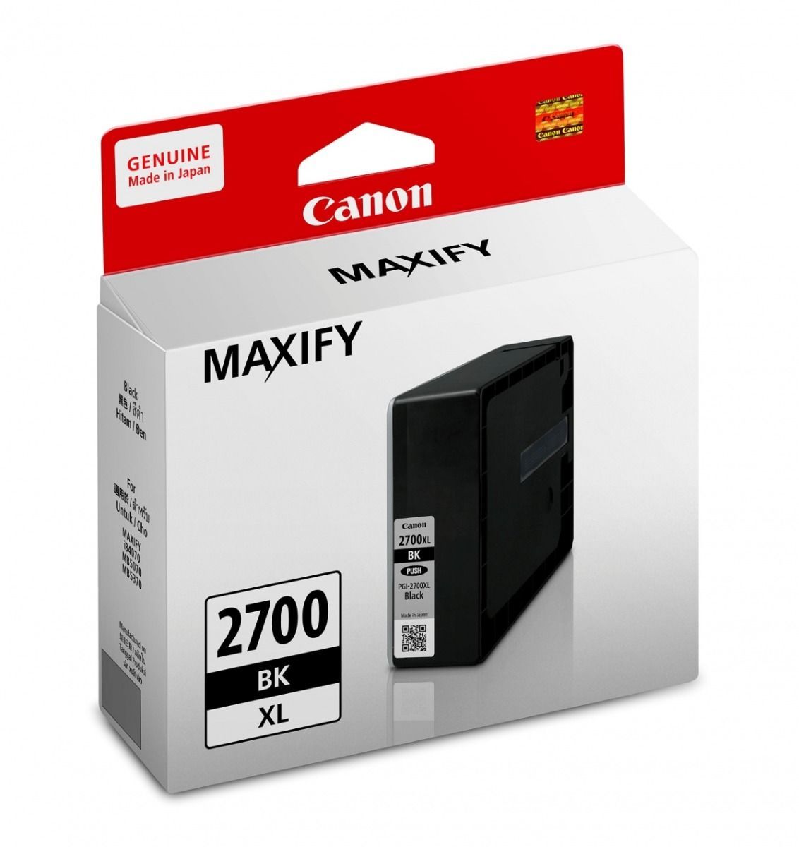 CANON Ink Cartridge PGI-2700XL Black 19ml Default Title