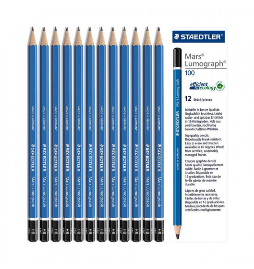 STAEDTLER Mars Lumograph 100 8H 12s Box