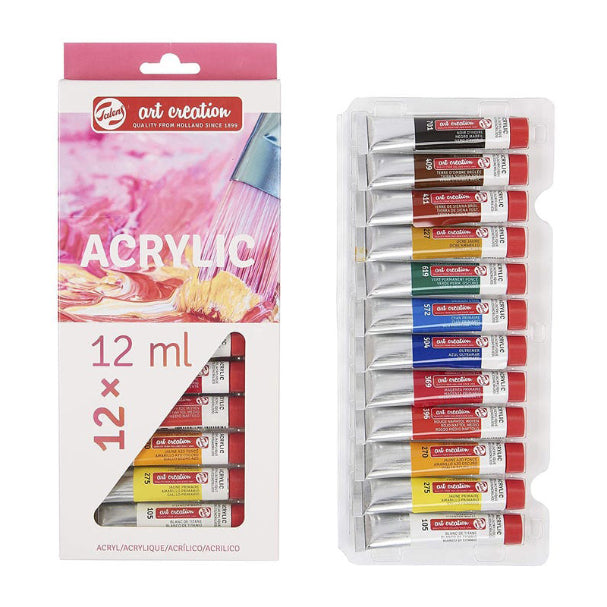 TALENS Art Creation Essentials Acrylic Set 12x12ml