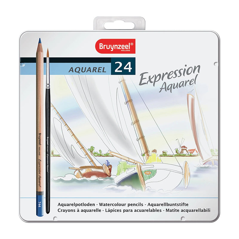 BRUYNZEEL Expression Aquarel Tin of 24