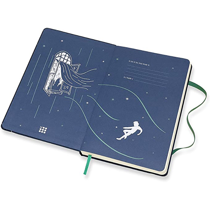 MOLESKINE LE Peter Pan L Ruled Pirates Sapphire Bl