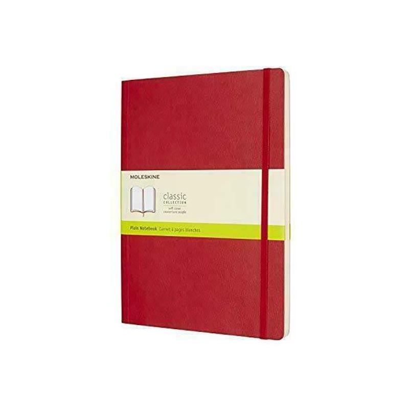 MOLESKINE Classic XL Plain Soft Scarlet Red