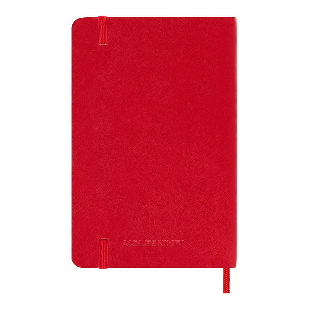 MOLESKINE Classic Pocket Dotted Soft Scarlet Red