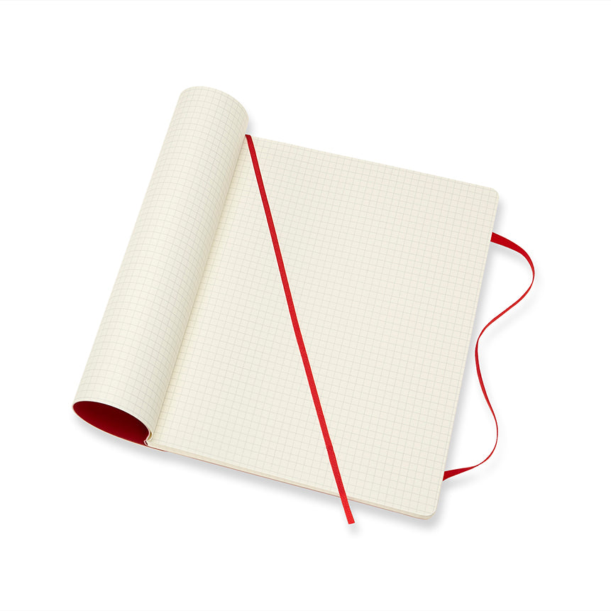MOLESKINE Classic XL Squared Soft Scarlet Red