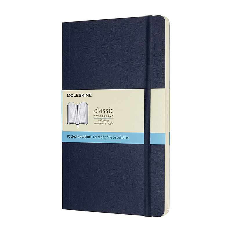 MOLESKINE Classic Large Dotted Soft Sapphire Blue