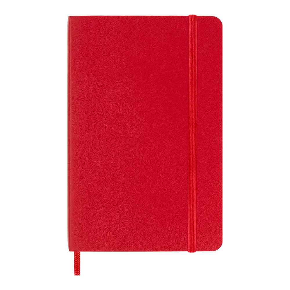 MOLESKINE Classic Pocket Ruled Soft Scarlet Red