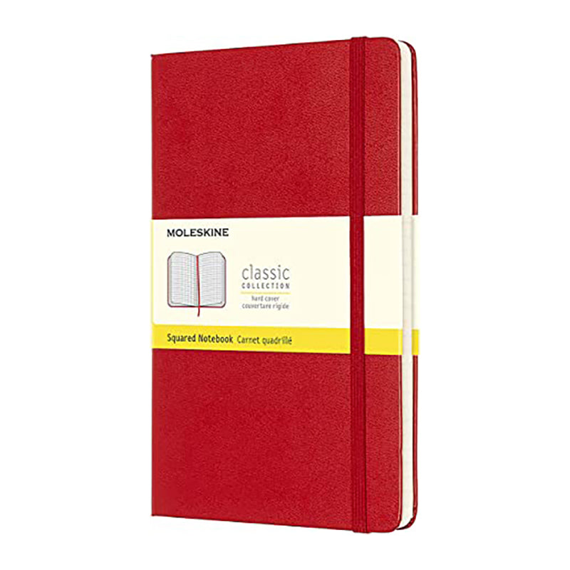 MOLESKINE Classic XL Squared Hard Scarlet Red