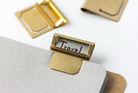 TRAVELERS Brass Index Plate