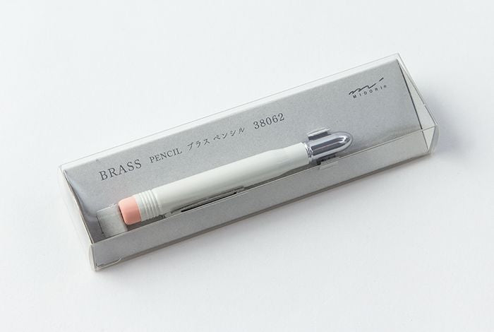 TRAVELERS Brass Pencil Coated White