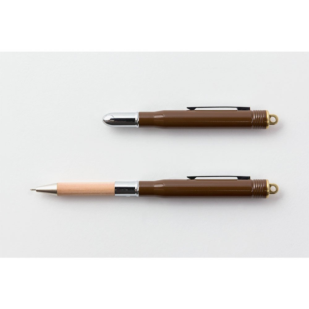 TRAVELERS Brass Ball Pen Coated Paint Brown