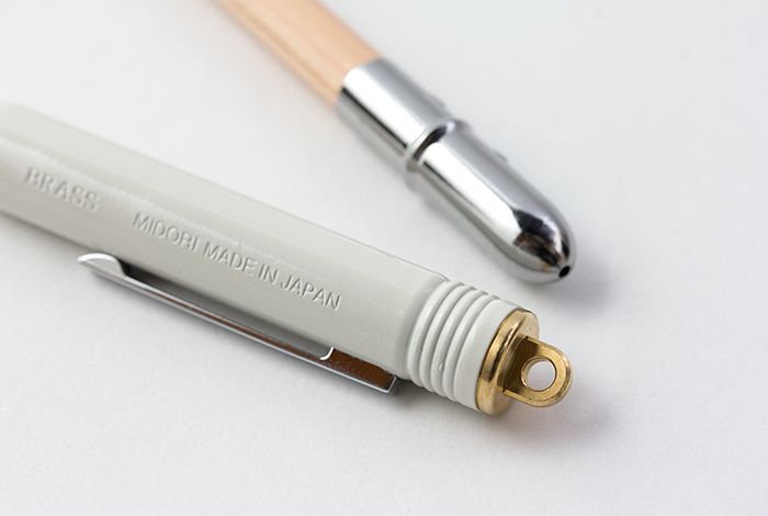 TRAVELERS Brass Ball Pen Coated White