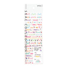 MIDORI Sticker 2271 Letter Colourful