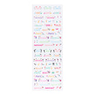 MIDORI Sticker 2271 Letter Colourful