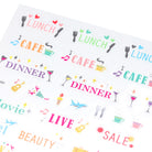 MIDORI Sticker 2271 Letter Colourful