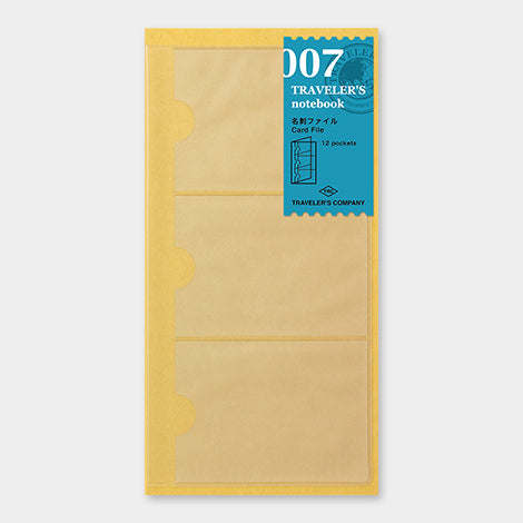 TRAVELERS Notebook Refill 007 Card File