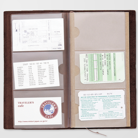 TRAVELERS Notebook Refill 007 Card File