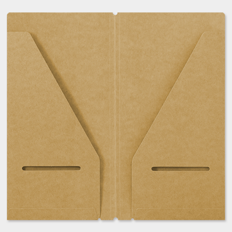 TRAVELERS Notebook Refill 020 Kraft Paper Folder