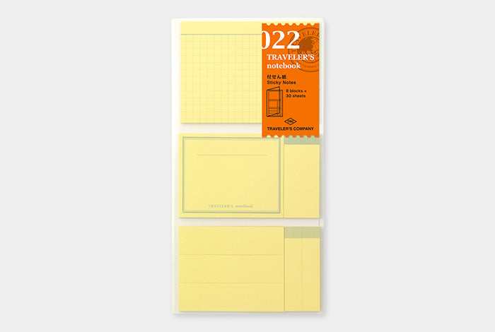 TRAVELERS Notebook Refill 022 Sticky Memo Pad