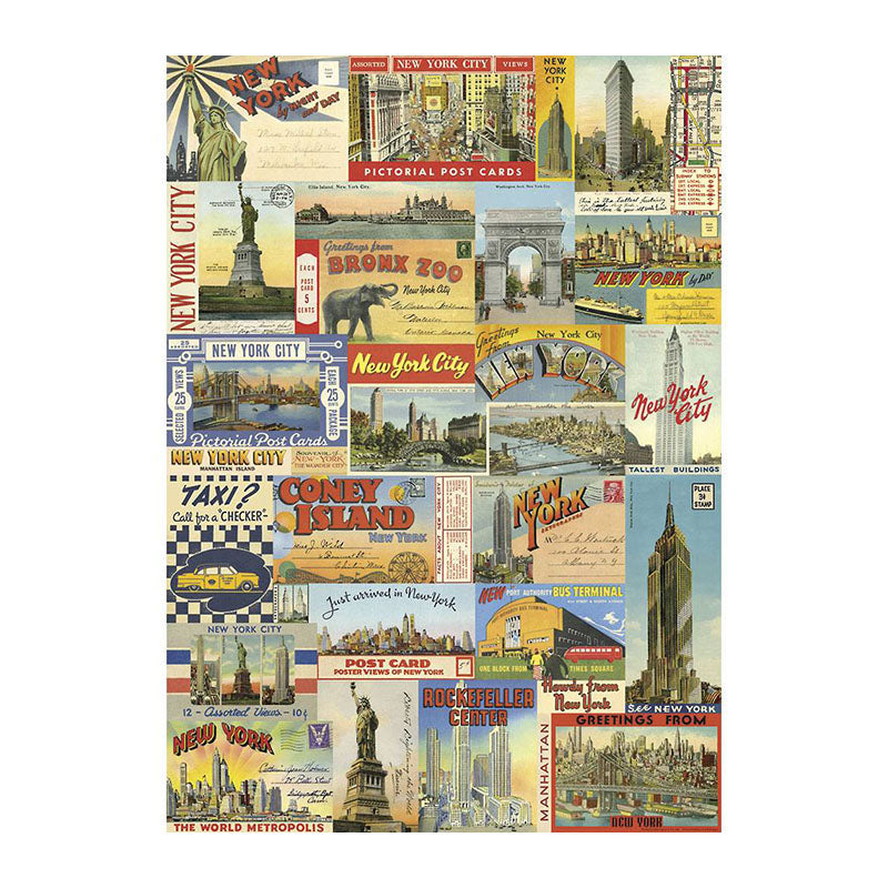 CAVALLINI & CO Wrap Sheet 20"X28" New York City Pc Default Title