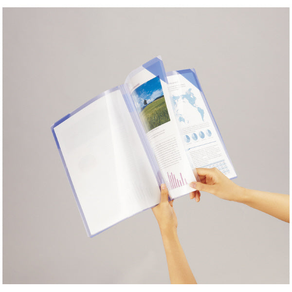 KOKUYO Motte Clear Holder Book 4P Light Green Default Title