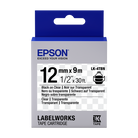 EPSON LK Tape Transparent 12mmx9m Black on Transpa Default Title