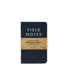 FIELD NOTES Pitch Black Memo Book Dot-Graph 3-Pack Default Title