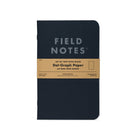 FIELD NOTES Pitch Black Note Book Dot-Graph 2-Pack Default Title