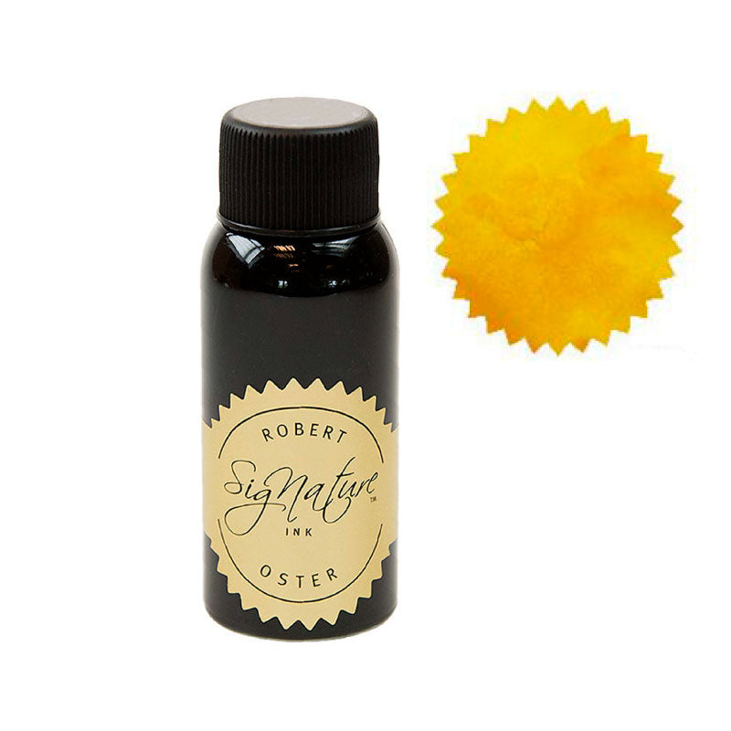 ROBERT OSTER Signature Fountain Pen Ink 50ml Yellow Sunset