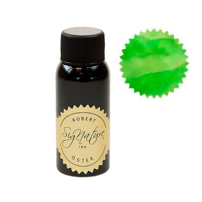 ROBERT OSTER Signature Fountain Pen Ink 50ml Light Green