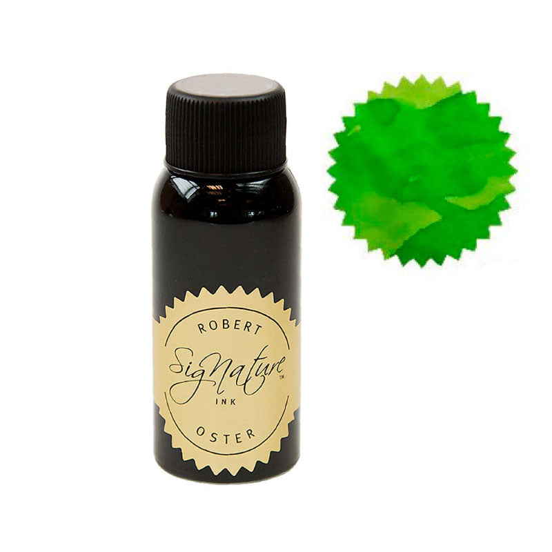 ROBERT OSTER Signature Fountain Pen Ink 50ml Green Lime