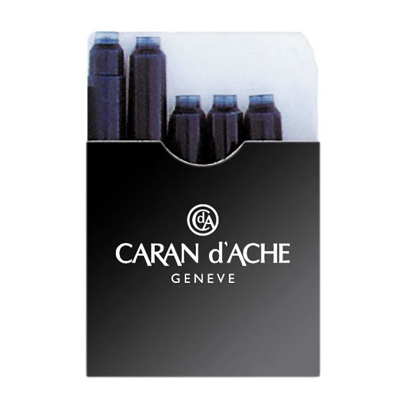 CARAN D'ACHE Ink Cartridges 5x Blue Default Title