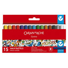 CARAN D'ACHE Water Soluble Wax Colour Pencil 15s