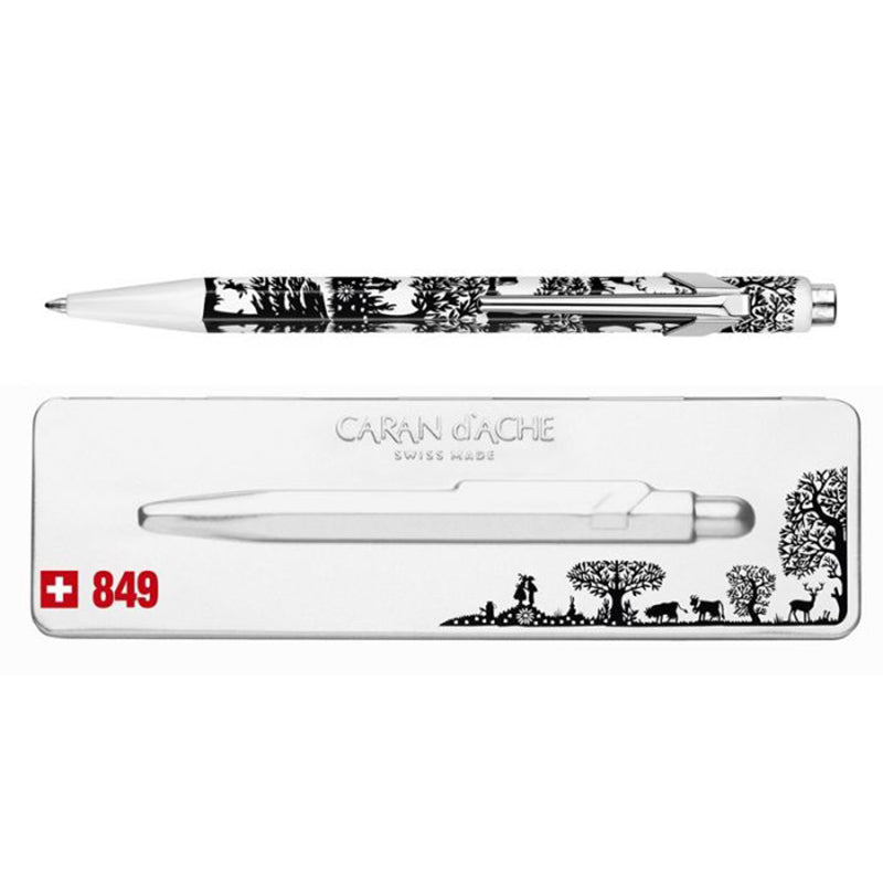 CARAN D'ACHE 849 Ball Pen Totally Swiss-Paper Cut Default Title