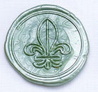 JACQUES HERBIN Pearlescent Sealing Wax 4x Almond Green
