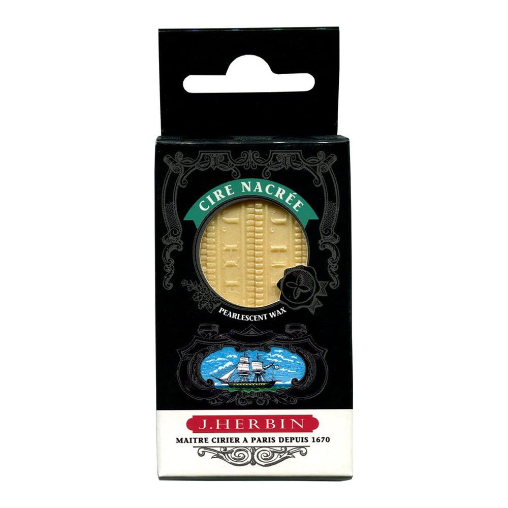 JACQUES HERBIN Pearlescent Sealing Wax 4x Ivory