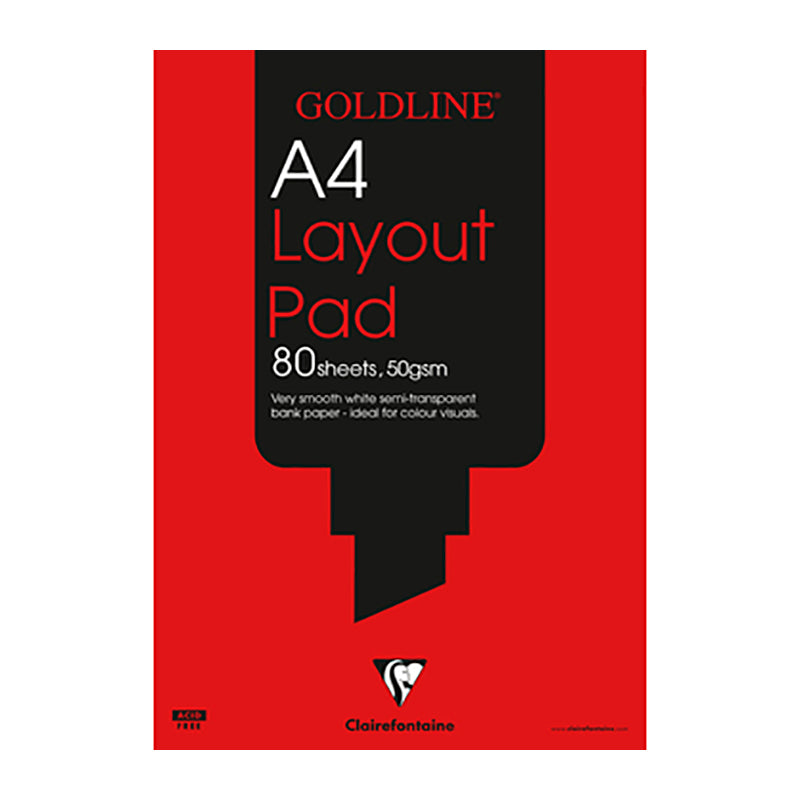 CLAIREFONTAINE Goldline Layout Pad 80s 50g A4 GPL1A4Z Default Title