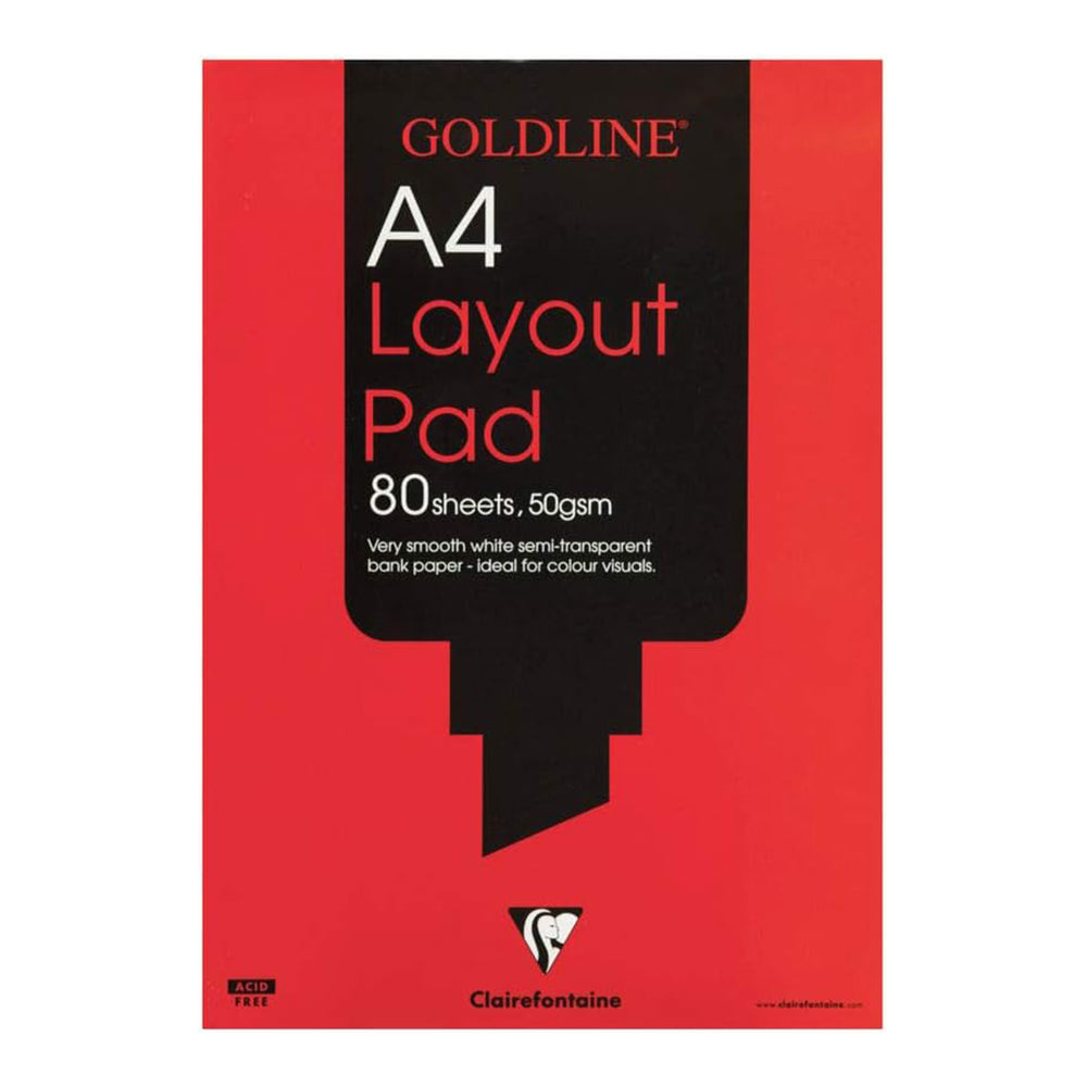 CLAIREFONTAINE Goldline Layout Pad 80s 50g A3 GPL1A3Z